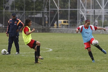 Deportivo Independiente Medellín se prepara para el partido de ida de la final de la Liga Águila Femenina ante América de Cali.