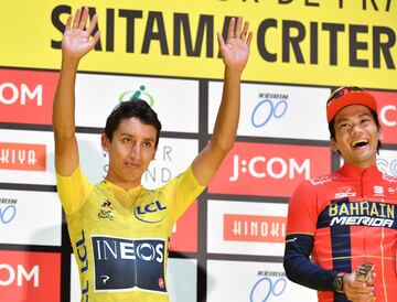 Primer colombiano en quedar campeón del Tour de Francia. Además se impuso en la París-Niza y Vuelta a Suiza.