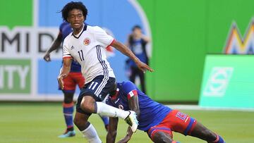 Juan Guillermo Cuadrado llegó en buen nivel a la Selección Colombia y lo demostró en el partido ante Haití, previo a la Copa América Centenario
