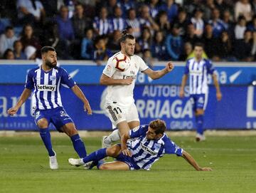 Gareth Bale con el balón. 