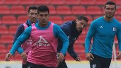 Patricio Rubio entren&oacute; este mi&eacute;rcoles por primera vez con sus compa&ntilde;eros.