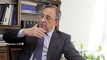 Florentino Pérez posó feliz para AS al día siguiente de la victoria ante Osasuna.