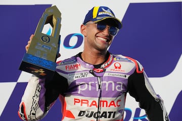 Jorge y Brand se pasaron hasta seis veces durante la carrera en Tailandia.