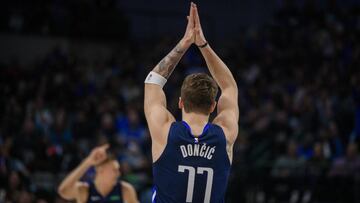 Luka Doncic, durante el partido contra Sacramento Kings.