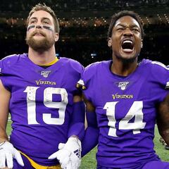 Adam Thielen, en duda ante 49ers; Stefon Diggs está activo