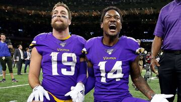 Adam Thielen sufri&oacute; una cortada en su tobillo durante la pr&aacute;ctica del mi&eacute;rcoles, cuando Mike Zimmer y los Vikings se preparaban para el duelo ante 49ers.