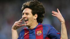 Lionel Messi con Barcelona