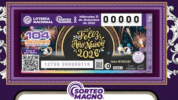 Sorteo Magno 390 de la Lotería Nacional: resultados y premios que cayeron hoy 31 de diciembre 2025