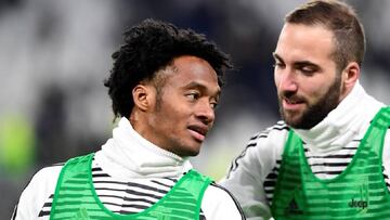 Juan Cuadrado y Gonzalo Higuaín