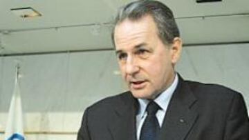 <b>PIROPOS. </b>Jacques Rogge, presidente del COI, piropea a Madrid y resalta sus posibilidades.