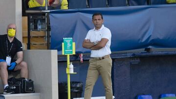 Calleja, ante el Sevilla.