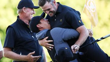 After sweeping the board on the opening day Montreal, the United States were given a taste of their own medicine as Mike Weir levelled it up on Friday.