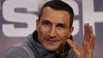  Wladimir Klitschko durante una de rueda de prensa previa.