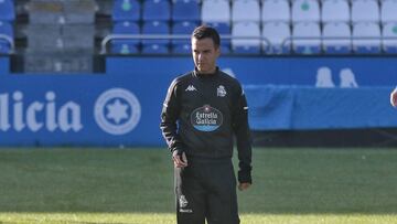 Borja Jiménez no se explica la derrota del Deportivo en Irún.