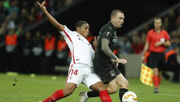 Muriel juega su tercer partido como titular en el Sevilla