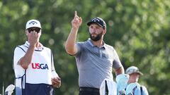Jon Rahm.   Warren Little/Getty Images/AFP
== FOR NEWSPAPERS, INTERNET, TELCOS & TELEVISION USE ONLY ==