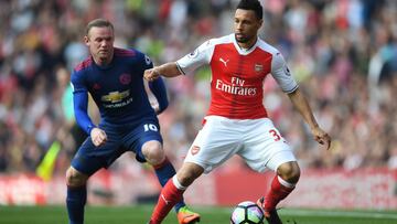 Francis Coquelin, contra Rooney.