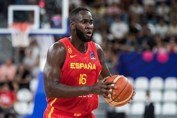 Usman Garuba, con la Selección española.