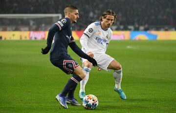 Verratti y Modric.