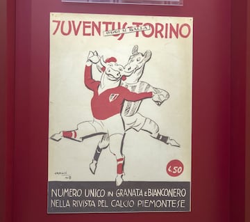 El museo del Torino está en Grugliasco, a las afueras de Turín. Es una joya y son los voluntarios los que lo mantienen en pie. Ocupa una gran mansión y en las dos plantas uno se hace a la idea de lo que es este club. 