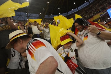 Así fue la tormenta en Dortmund que obligó a detener el Alemania-Dinamarca