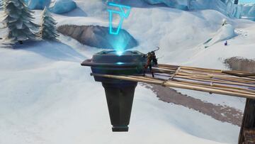 Fortnite Battle Royale: Una runa voladora se dirige al ovni de Balsa Botín