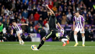El jugador francés fue el encargado de tirar el penalti pitado a favor del Real Madrid.