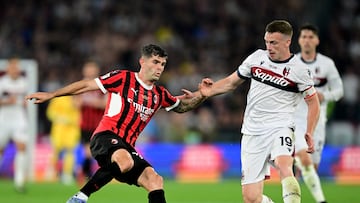 Pulisic desaparece en la final de Copa Italia