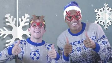 ¡Fiesta total! Yerry Mina y el Everton celebran Navidad