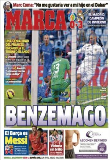 Portadas de la prensa deportiva