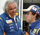 Briatore: "Hemos tenido suerte con Piquet y el coche de seguridad"