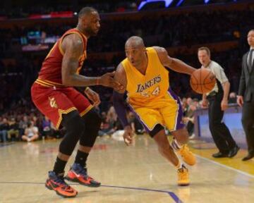 LeBron James y Kobe Bryant.