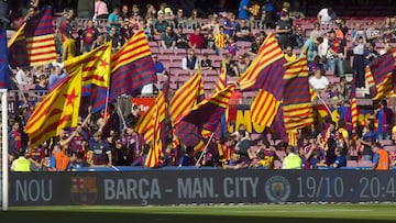 Esteladas Camp Nou.