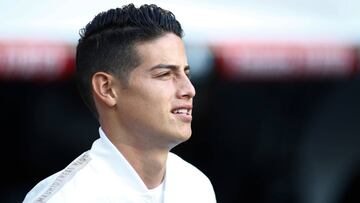 James Rodríguez envió un mensaje a la afición tras el encuentro en el Bernabéu.