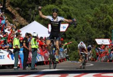 Octava etapa entre Jerez de la Frontera y Peñas Blancas.Konigl, el gandaor de la carrera.