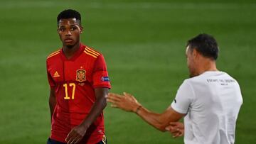 Ansu Fati, el elegido de Luis Enrique