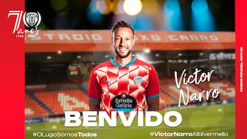 Oficial: Víctor Narro se convierte en nuevo jugador del Lugo