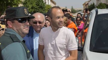 Andres Iniesta en Fuentealbilla.