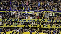 La Doce volvió a insultar a Angelici antes y tras el partido