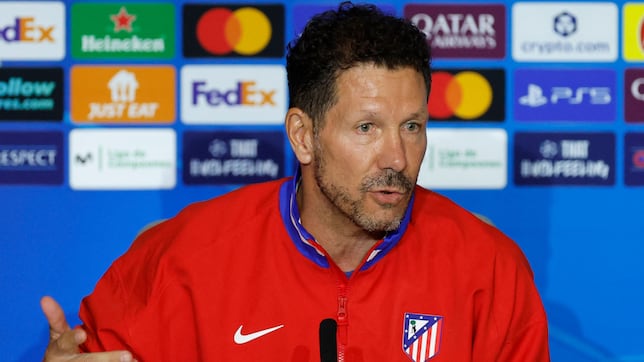 Simeone no estará en el banquillo ante el Eintracht