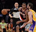Los Blazers superan a los Lakers en el regreso de Pau Gasol