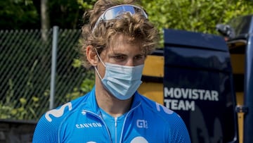 El ciclista espa&ntilde;ol Iv&aacute;n Garc&iacute;a Cortina, durante una jornada del descanso del Tour de Francia 2021.