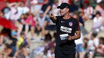 El entrenador del Atlético de Madrid, Diego Pablo Simeone.