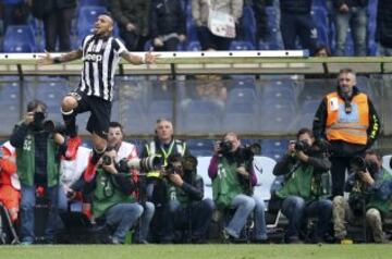 Arturo Vidal anotó el 1-0 sobre la Sampdoria 