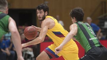 Álex Abrines, durante la Copa Cataluña contra el Joventut.