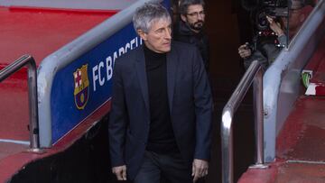 Setién, dos meses de crisis en crisis en el Barça..., pero líder