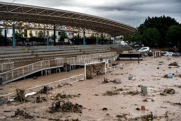 Estragos ocasionados por la DANA, a 4 de noviembre de 2024, en Paiporta, Valencia, Comunidad Valenciana