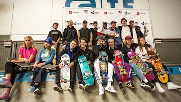 Primera selección nacional de skate de USA Skateboarding para representar a Estados Unidos en los Juegos Olímpicos de Tokio 2020.