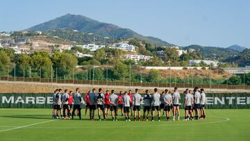 La plantilla pucelana afrontará el martes el partido de Copa en Marbella y el domingo, ante el Valencia, en Zorrilla.