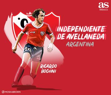 Una de las instituciones más laureadas del mundo, un gigante del balompié argentino, sudamericano y mundial. 'Los Diablos Rojos' de Avellaneda vivieron su era de oro en la década de los 70, en la que gobernaron con puño de hierro la Copa Libertadores de América, misma que capturaron cinco veces en la década (siete en total). Además tienen 16 ligas, dos Intercontinentales, tres Copas Interamericanas y dos Sudamericanas.
El talentoso Bochini, quien solo jugó con 'El Rojo' a lo largo de sus 19 años de carrera, abanderó al equipo en sus momentos más gloriosos.